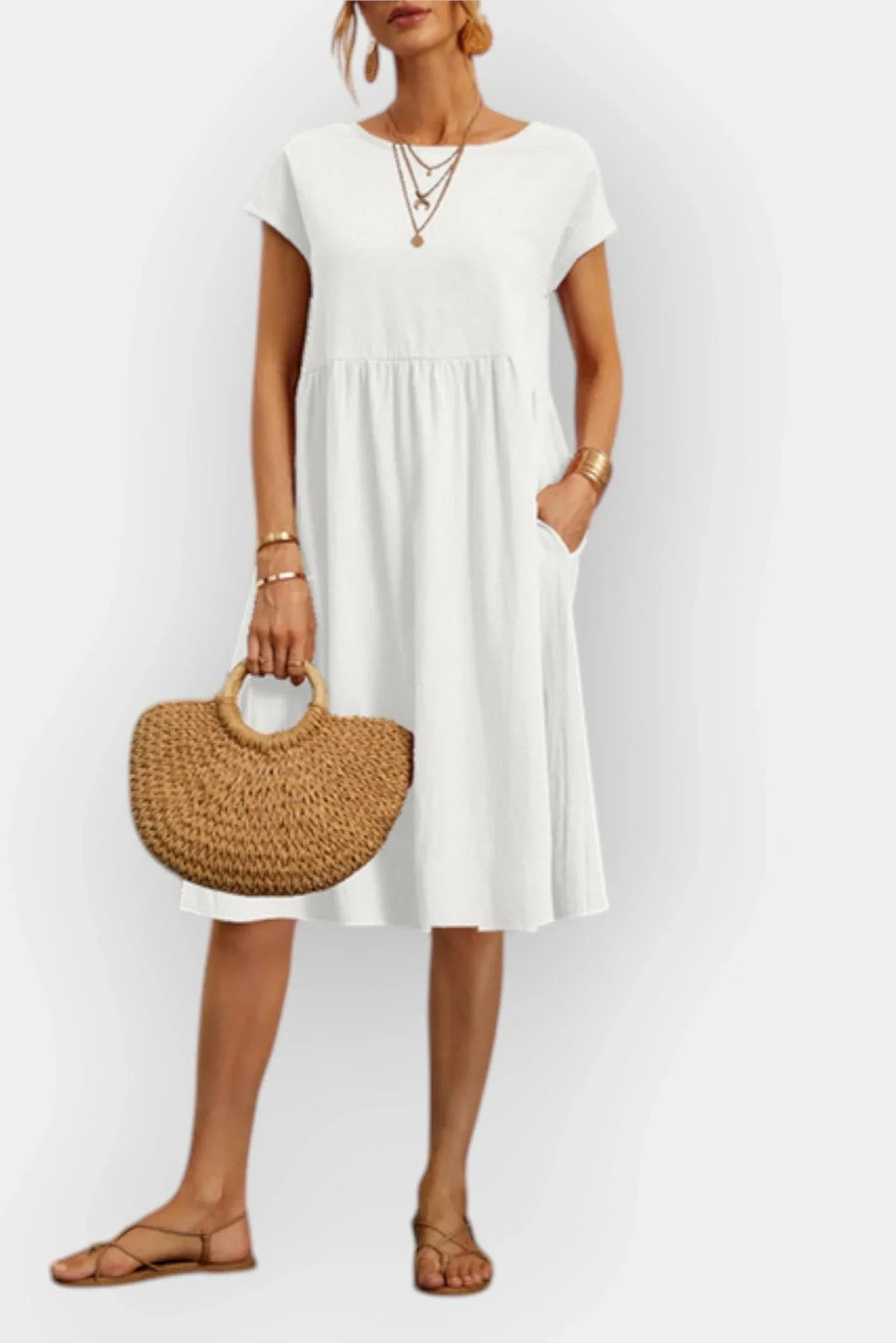 Filipa | Letné vintage midi šaty