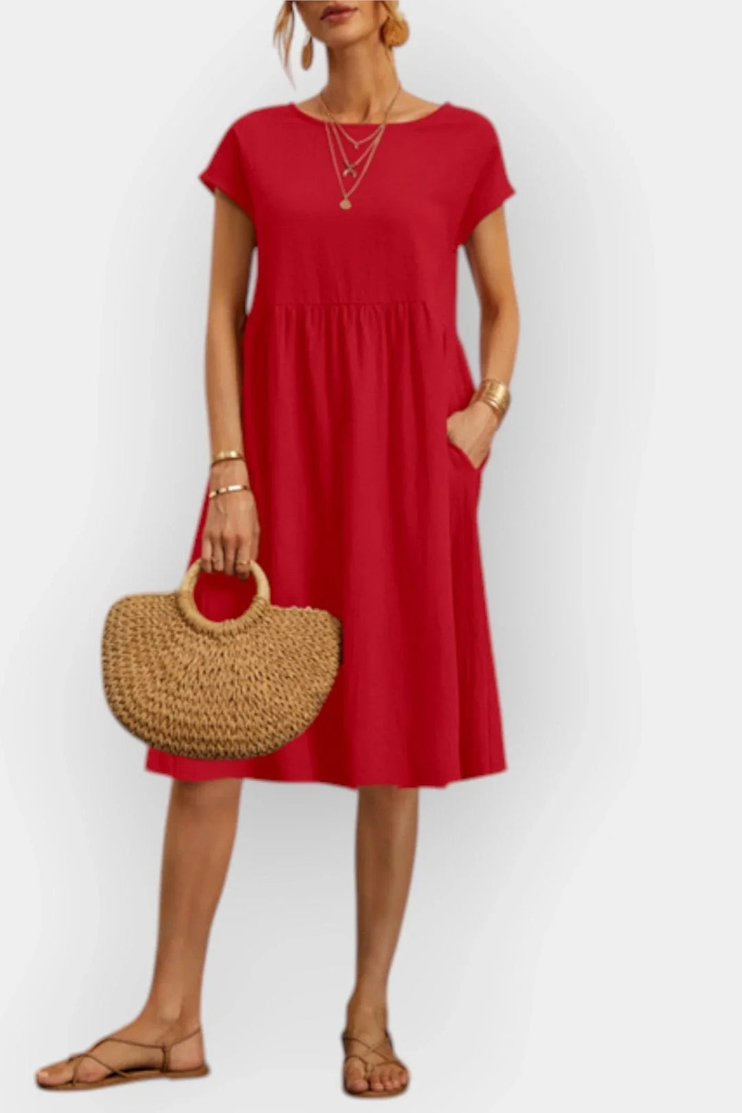Filipa | Letné vintage midi šaty