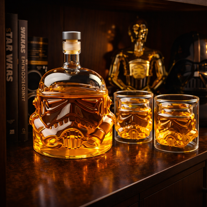 Domáce whisky – Sada fľaše a pohárov