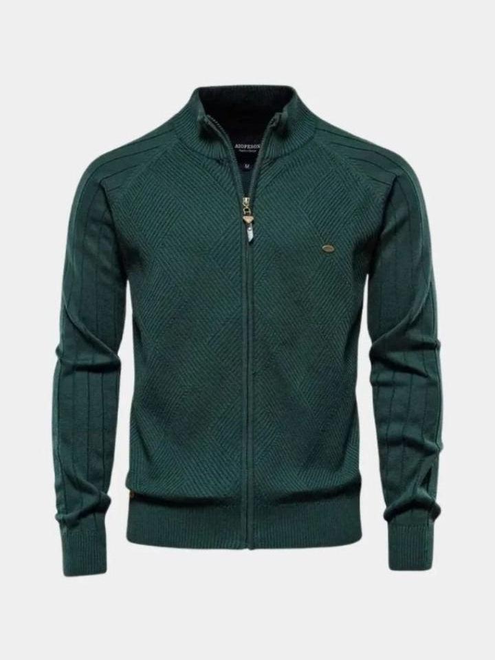 Jacquard™ | Pletený kardigán so zapínaním