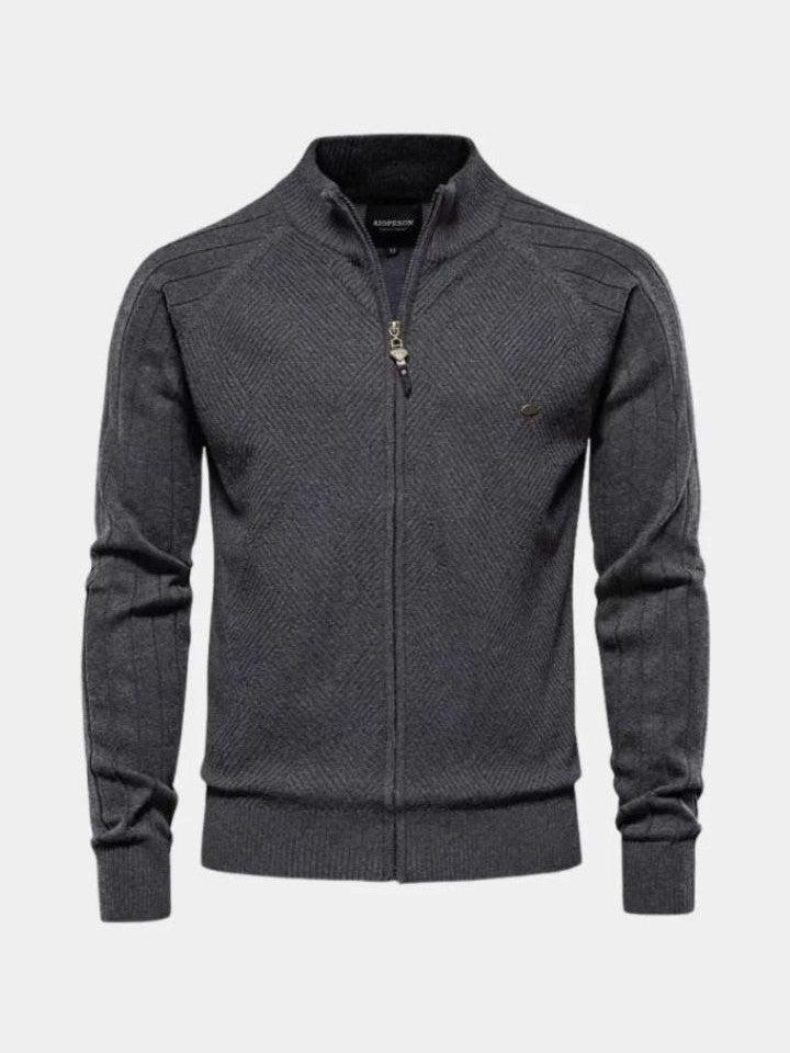 Jacquard™ | Pletený kardigán so zapínaním