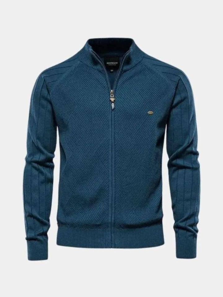 Jacquard™ | Pletený kardigán so zapínaním
