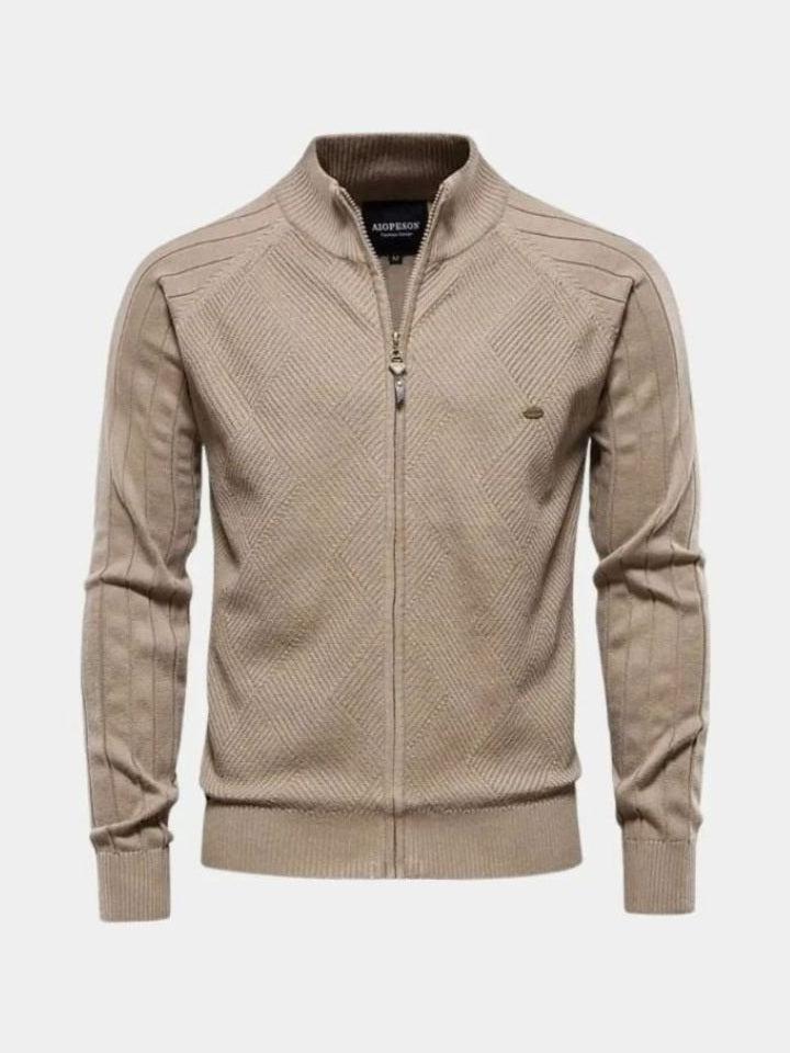Jacquard™ | Pletený kardigán so zapínaním