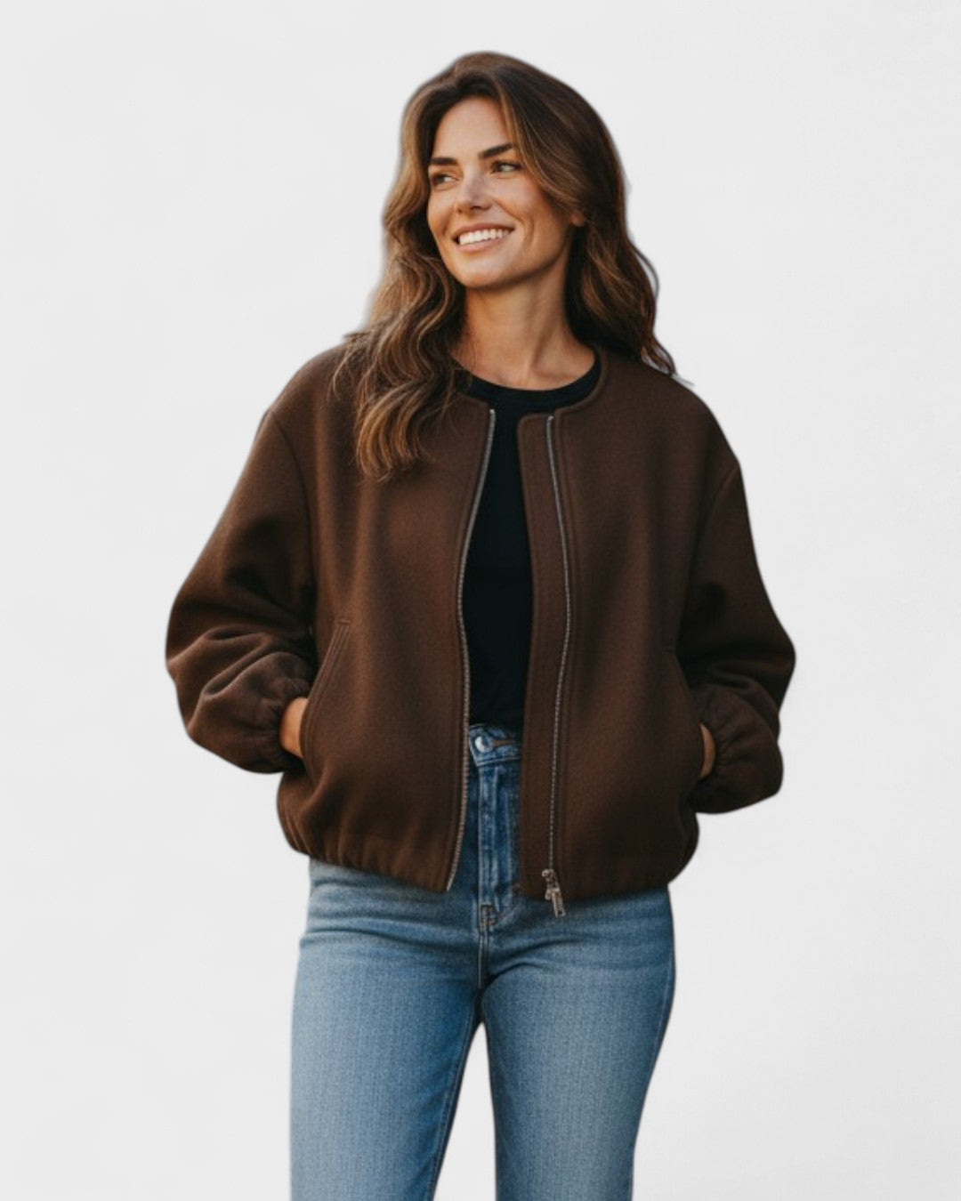 Katrine™ | Jaqueta bomber curta