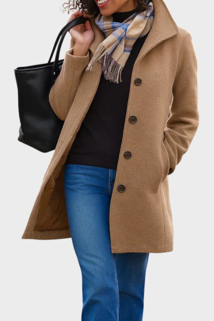Leila  | Elegantný kabát severského dizajnu
