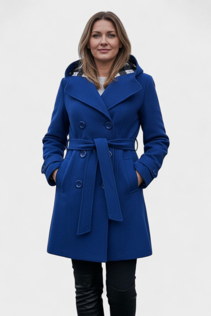 Leona  | Elegantný dvojradový kabát