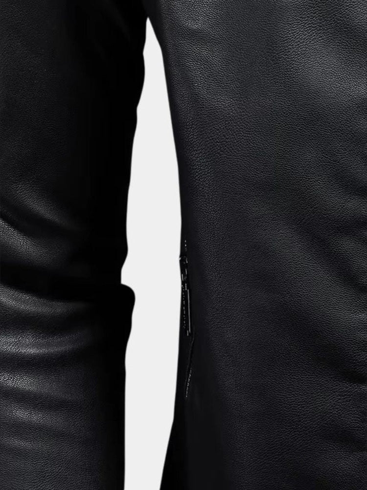 Luca™ | Krížená kožená bunda