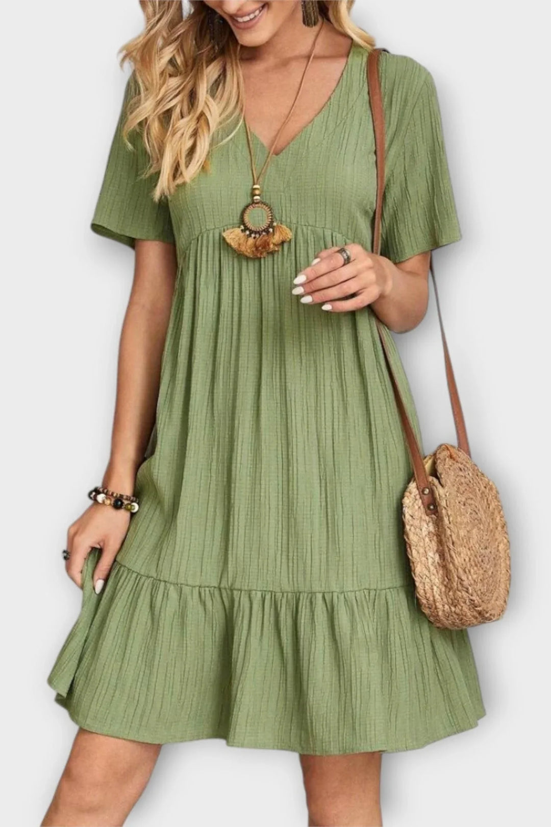 Mariana | Boho fialové letné šaty