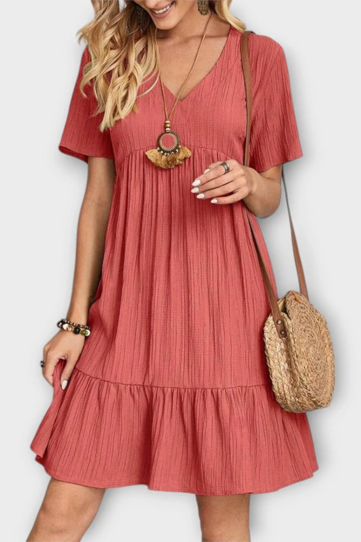 Mariana | Boho fialové letné šaty