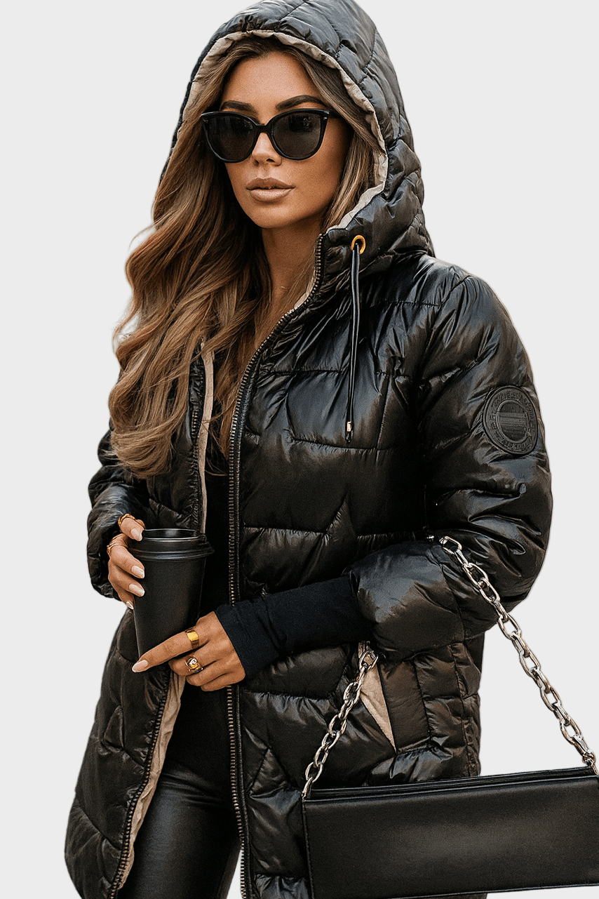 Marcella  | Elegantný jesenný kabát s kapucňou