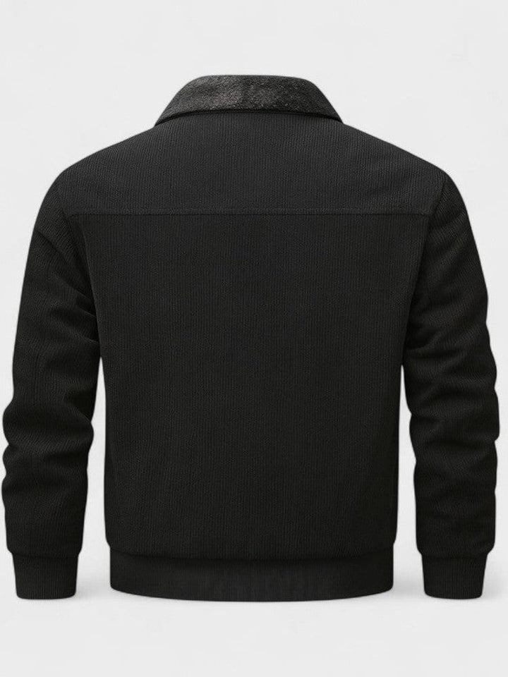 Norbert™ | bunda typu bomber s golierom zo syntetického fleecu