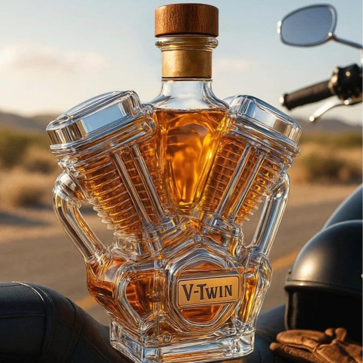 Domáce whisky - motor V-twin