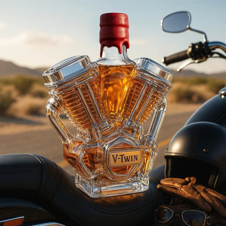 Domáce whisky - motor V-twin