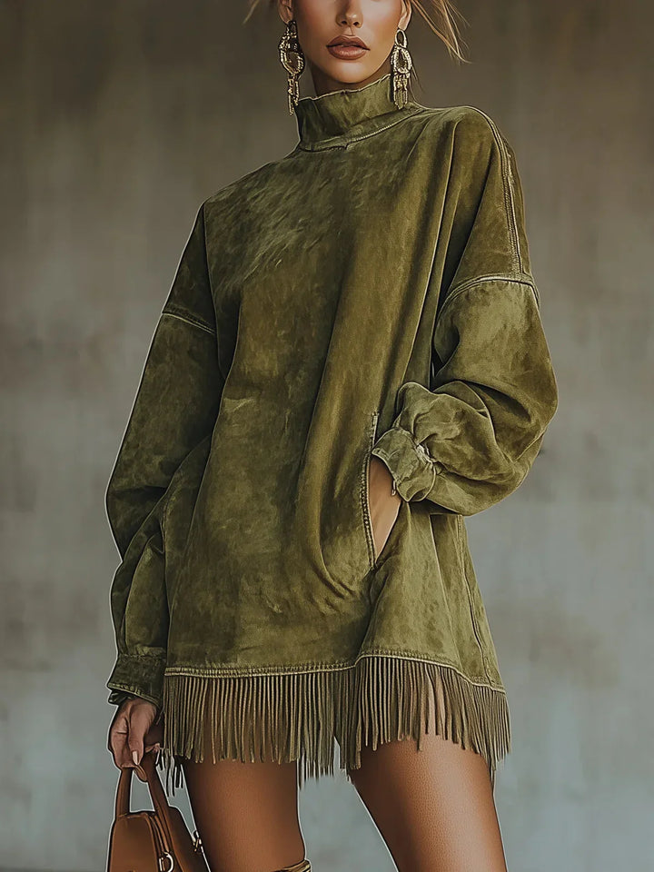 Sheri | Elegantné šaty s jemnými strapcami