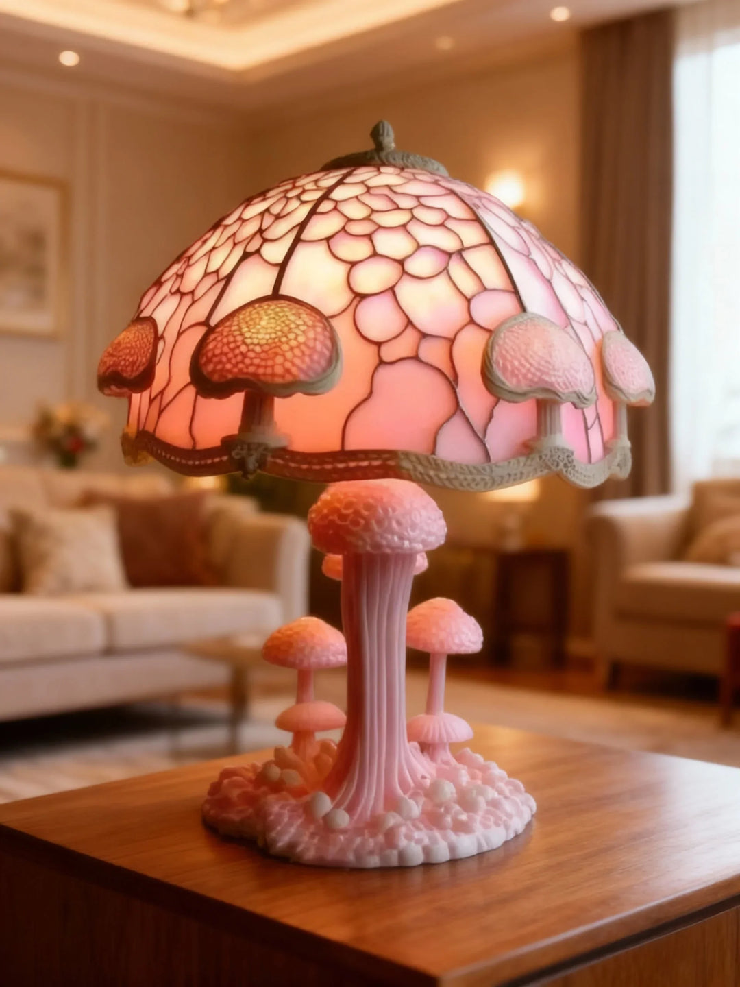 PINKGLOW | Ružová stolová lampa s jemným svetelným efektom