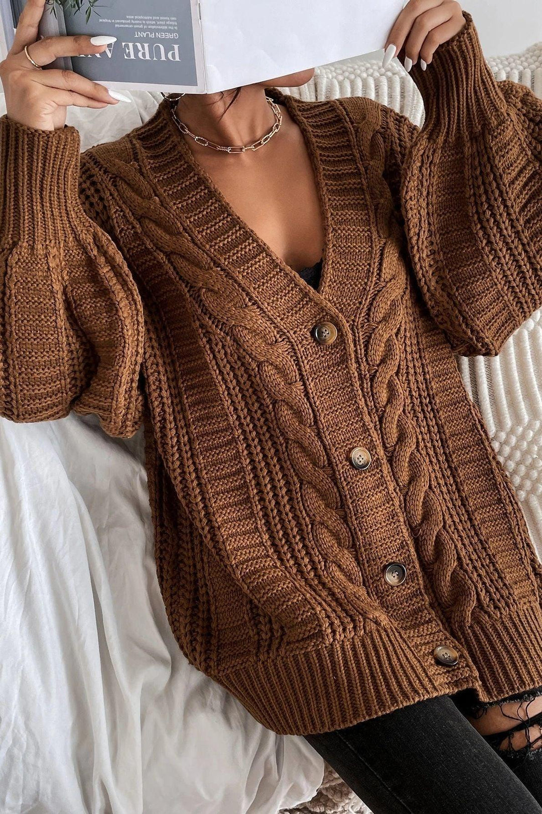 Saga | Kardigán oversize