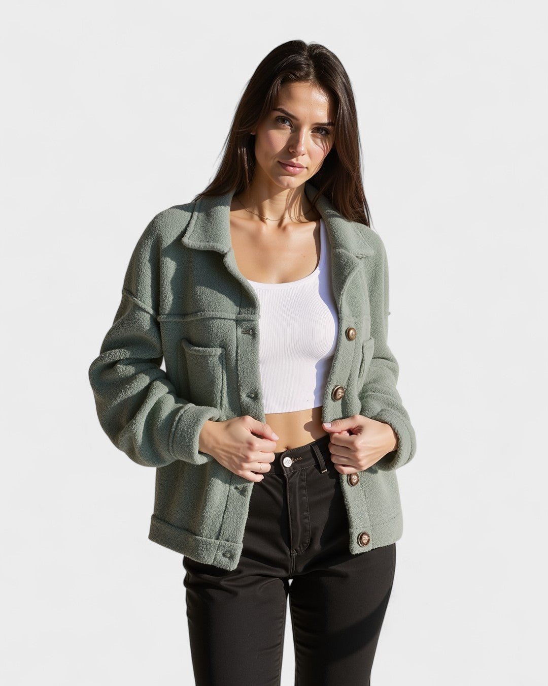Selina | Casaco de Fleece