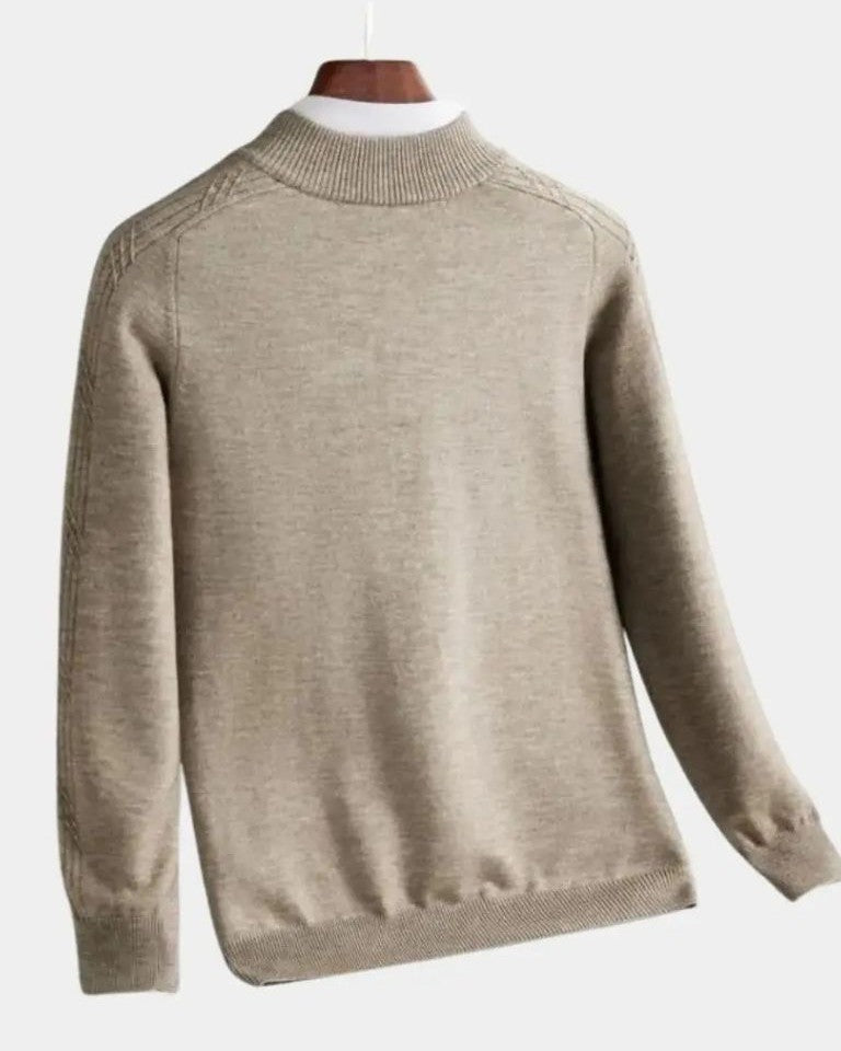 Vilhelm™ | Základný pulóver s polovičným zipsom
