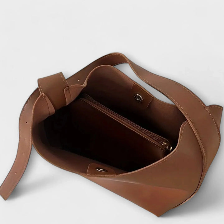 Monika  ｜ Elegantná kožená taška cez rameno