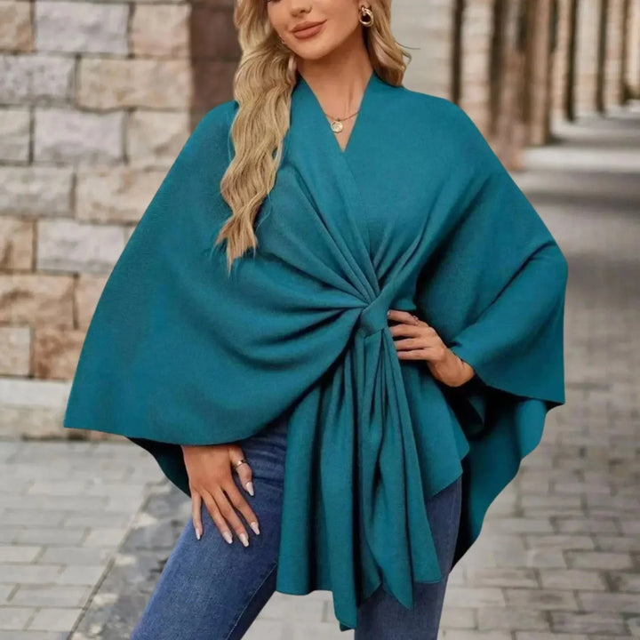 Yvette | Elegantné drapované pončo