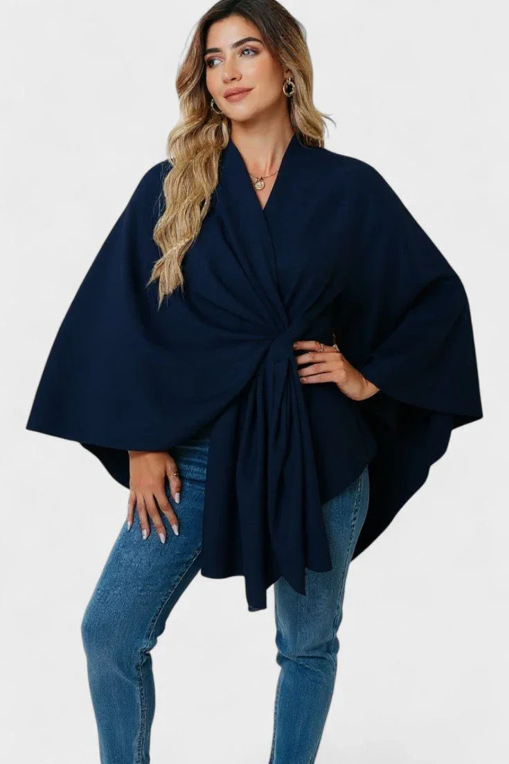 Yvette | Elegantné drapované pončo