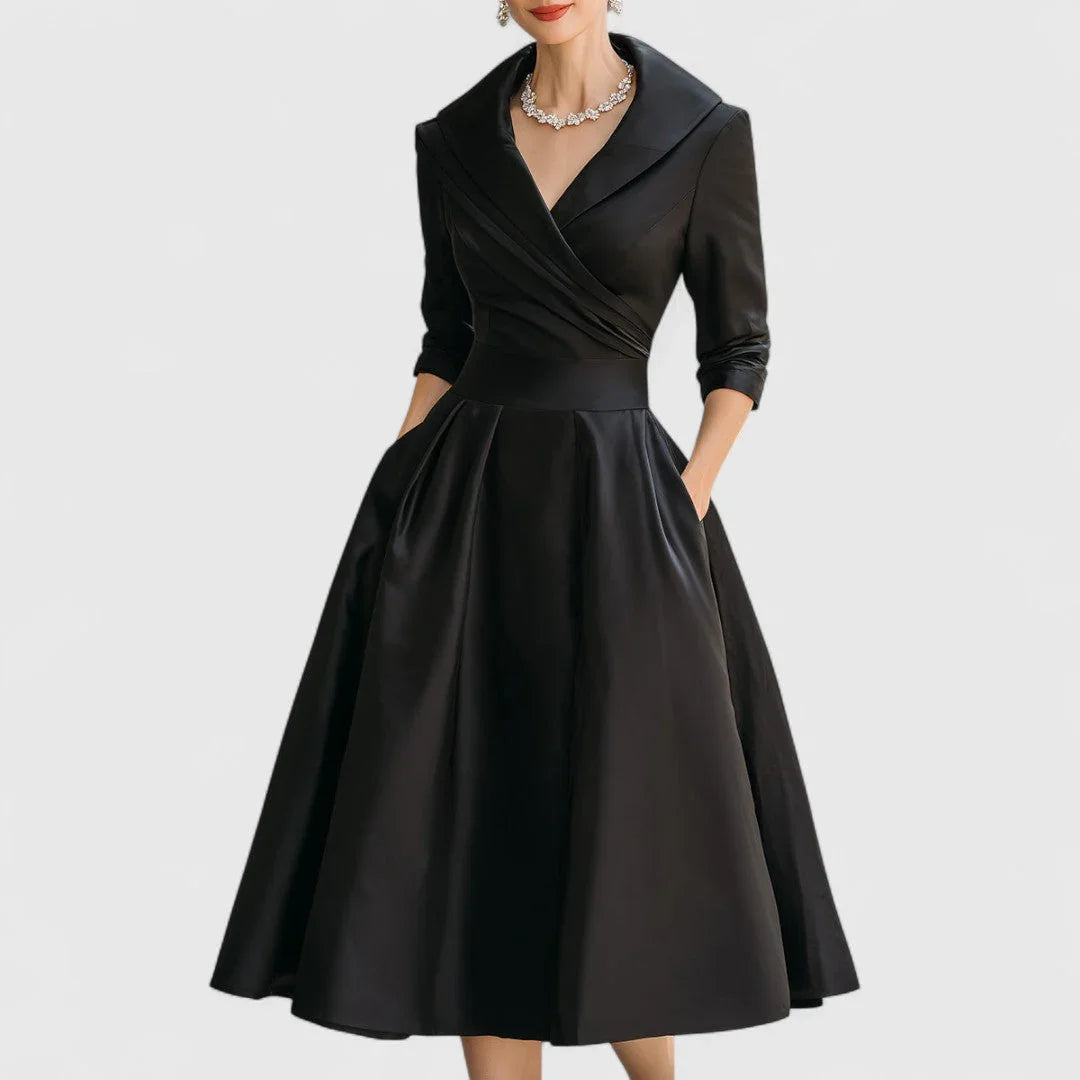 Rosalie | Elegantné midi šaty s jemným leskom