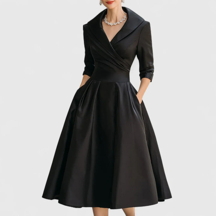 Rosalie | Elegantné midi šaty s jemným leskom