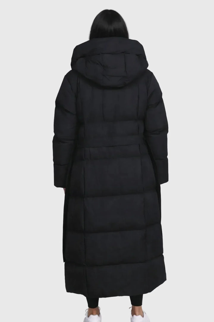 Elina - Luxusný Dlhý Puffer Kabát