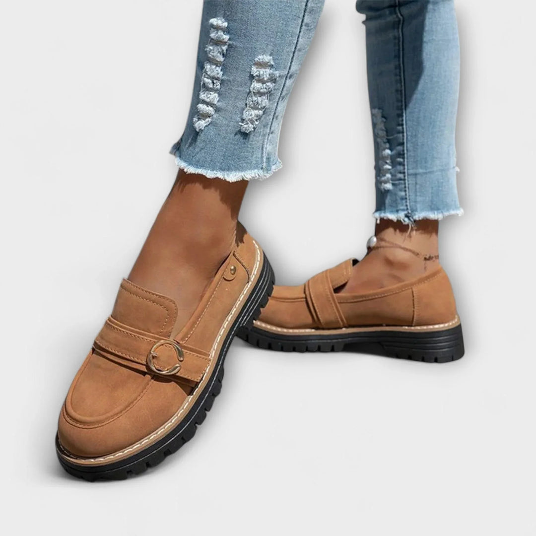 Lora  | Casual Mokasíny s Okrúhlou Špičkou