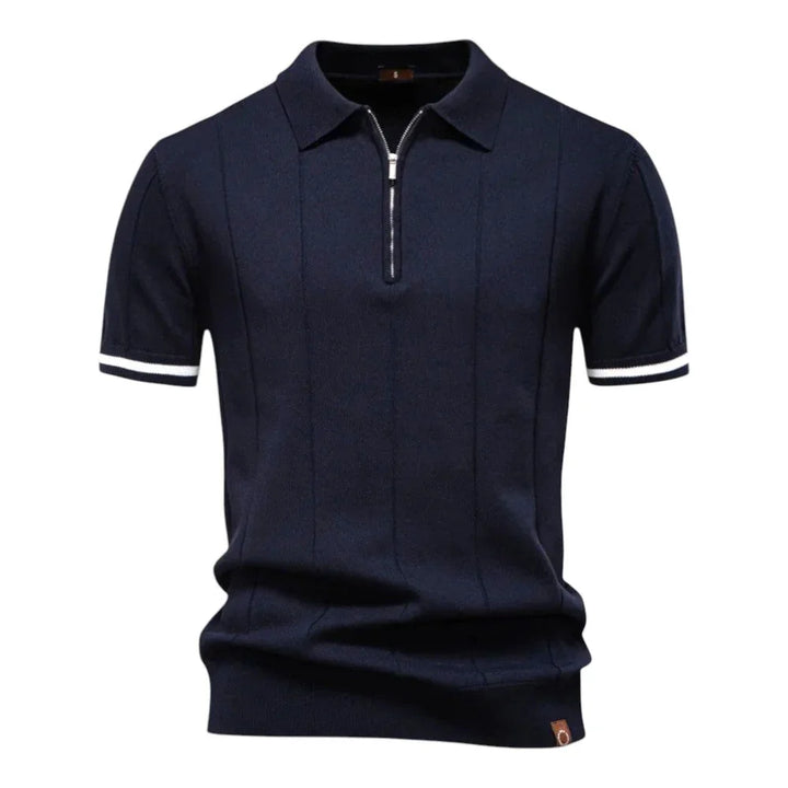 Tobias | Verticale pletené polo tričko