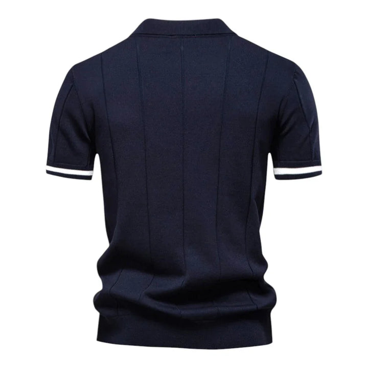 Tobias | Verticale pletené polo tričko