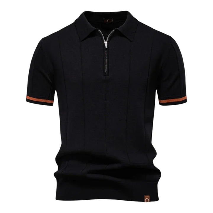 Tobias | Verticale pletené polo tričko