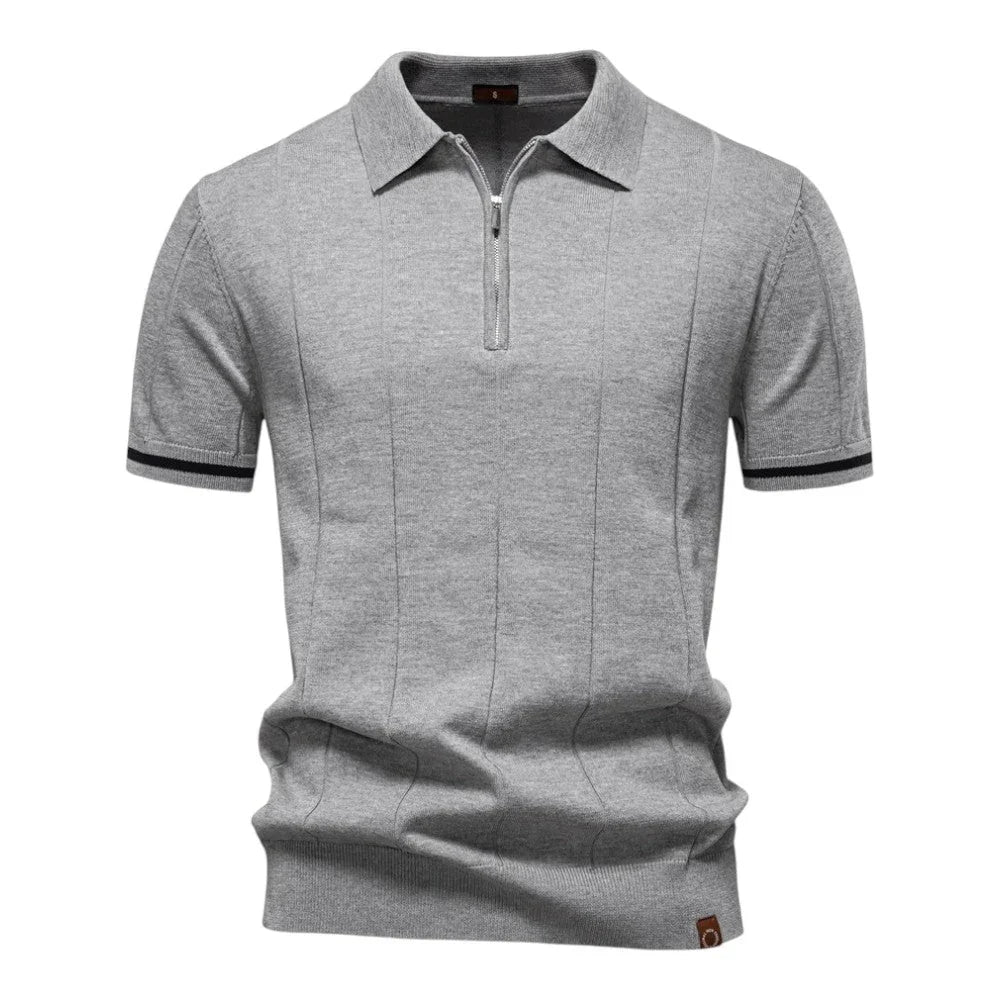 Tobias | Verticale pletené polo tričko