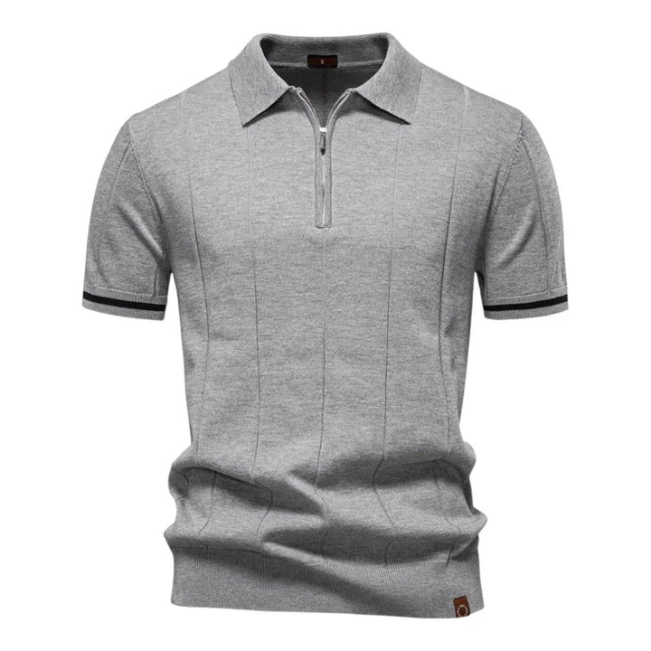 Tobias | Verticale pletené polo tričko