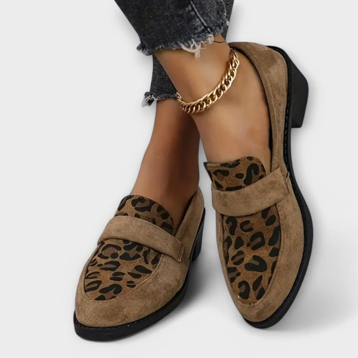 Karla  ｜ Elegantné dámske topánky s leopardím vzorom