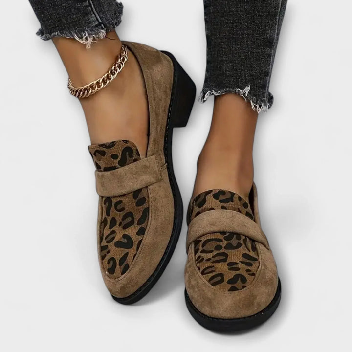 Karla  ｜ Elegantné dámske topánky s leopardím vzorom
