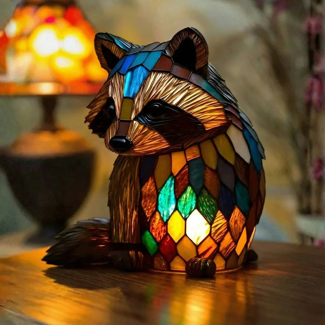 Medvedík — Vitražová lampa