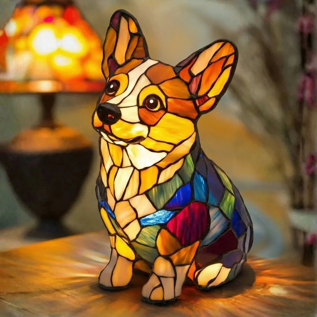 Piškót — Vitražová lampa