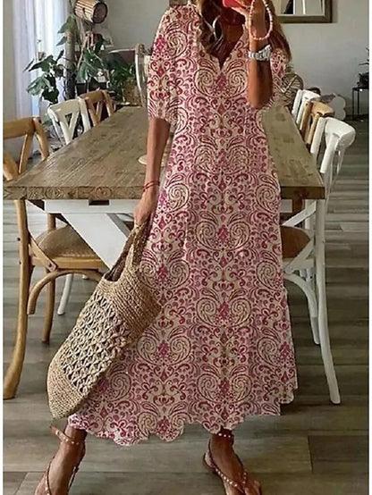 Jessica - Boho midi šaty