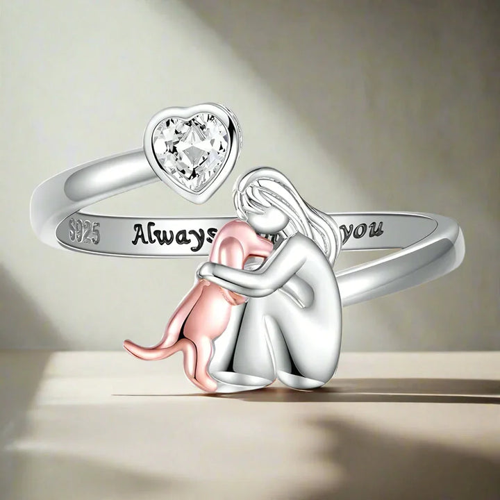 Always in My Heart | Nastaviteľný prsteň s kameňmi zo zirkónu